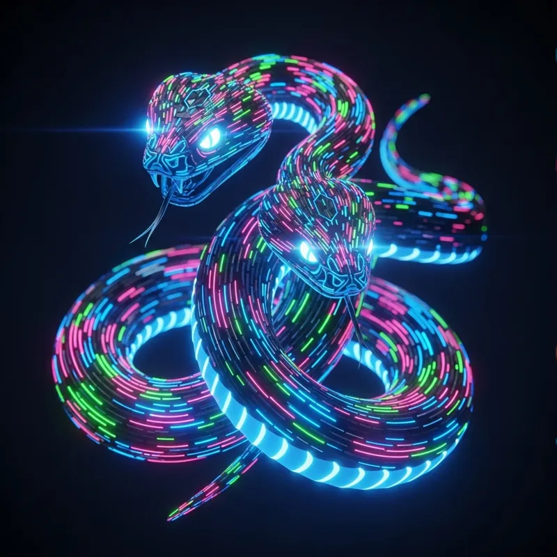 Neon Serpent Flux
